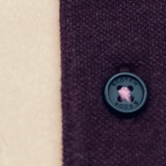 NWT Scotch & Soda Amsterdam Men’s Pique Wine Polo Shirt L - Picture 6 of 9